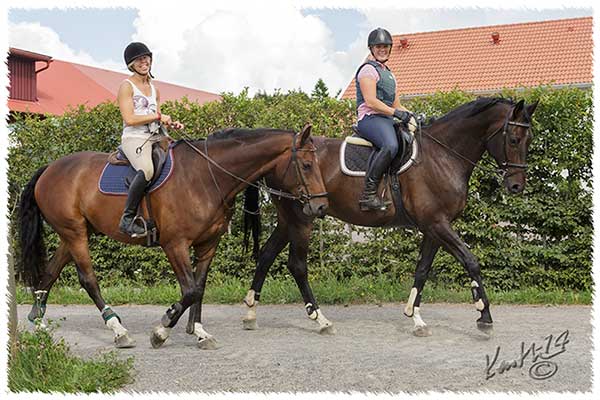 Camilla o Heidi på vift