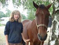 Anna Letfors och Niko.